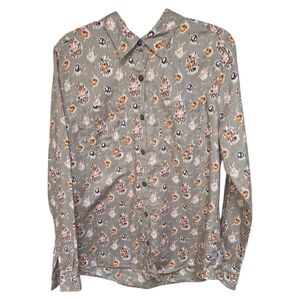 Royal Robbins Patterned Gray Shirt